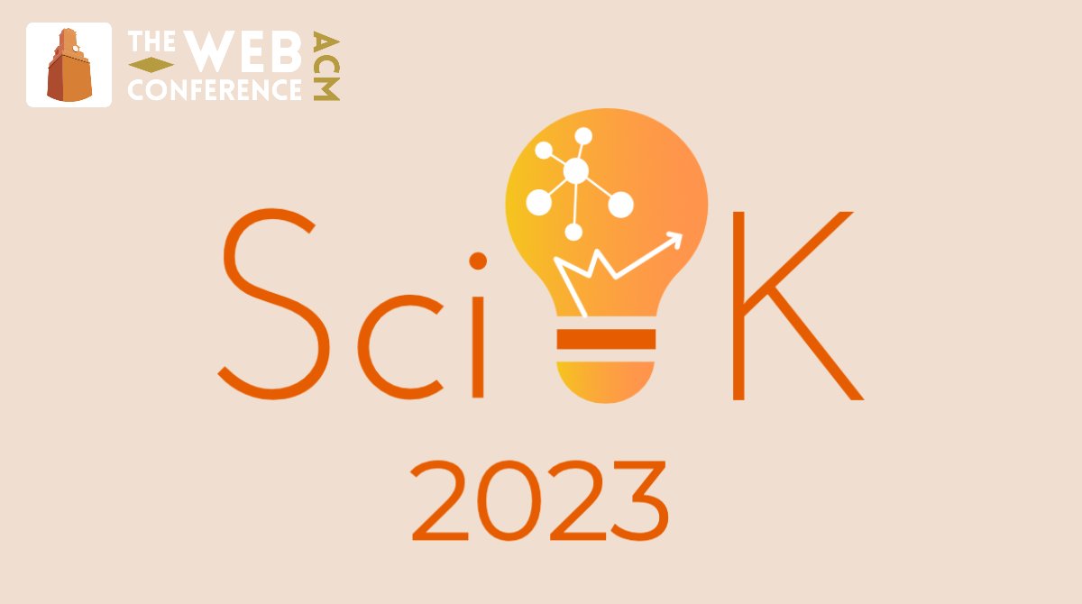 Sci-K @ ISWC2025 (@scik_workshop) on Twitter photo We are happy to announce that the 3rd Int'l Workshop on Scientific Knowledge: Representation, Discovery, and Assessment, will be co-located with <a href="/TheWebConf/">The Web Conference</a>
📍 Austin, Texas
🗓️ 30Apr/1May (tba)
#⃣ #scik2023
#TheWebConf #www2023 #ScientificKnowledge
🌐 sci-k.github.io We are happy to announce that the 3rd Int'l Workshop on Scientific Knowledge: Representation, Discovery, and Assessment, will be co-located with <a href="/TheWebConf/">The Web Conference</a>
📍 Austin, Texas
🗓️ 30Apr/1May (tba)
#⃣ #scik2023
#TheWebConf #www2023 #ScientificKnowledge
🌐 sci-k.github.io