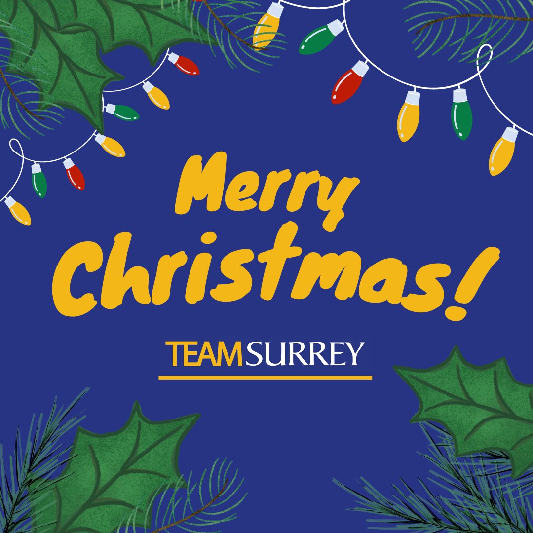 Merry Christmas to everyone associated with #TeamSurrey! 🎅🎄

We hope you have a brilliant day and that you are enjoying the festive break 💫💙