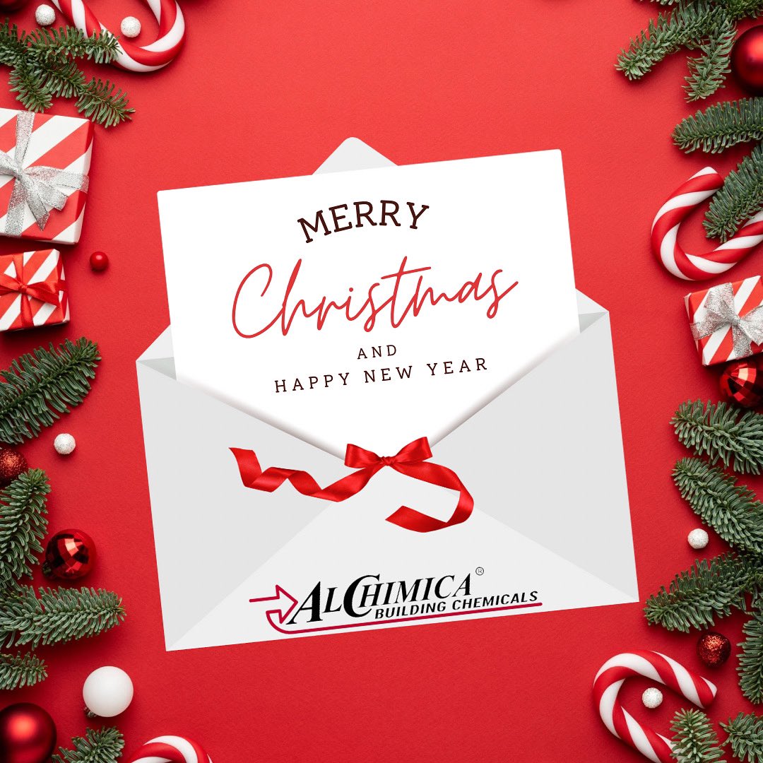 AlchimicaUk's tweet photo. 🎄⭐️ Everyone at Alchimica Building Chemicals would like to wish you a very Merry Christmas &amp; a Happy New Year 🎄⭐️ 

We are now out of office, and will return on Tuesday 3rd of January 2023! https://t.co/qVgBDkp1ce