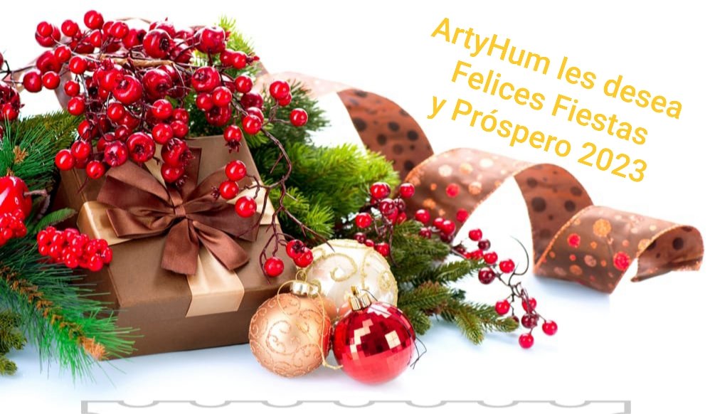 ArtyHum's tweet photo. El equipo de #ArtyHum les desea Felices Fiestas y Próspero 2023 repleto de éxitos personales y profesionales. https://t.co/n37CA48uQ5