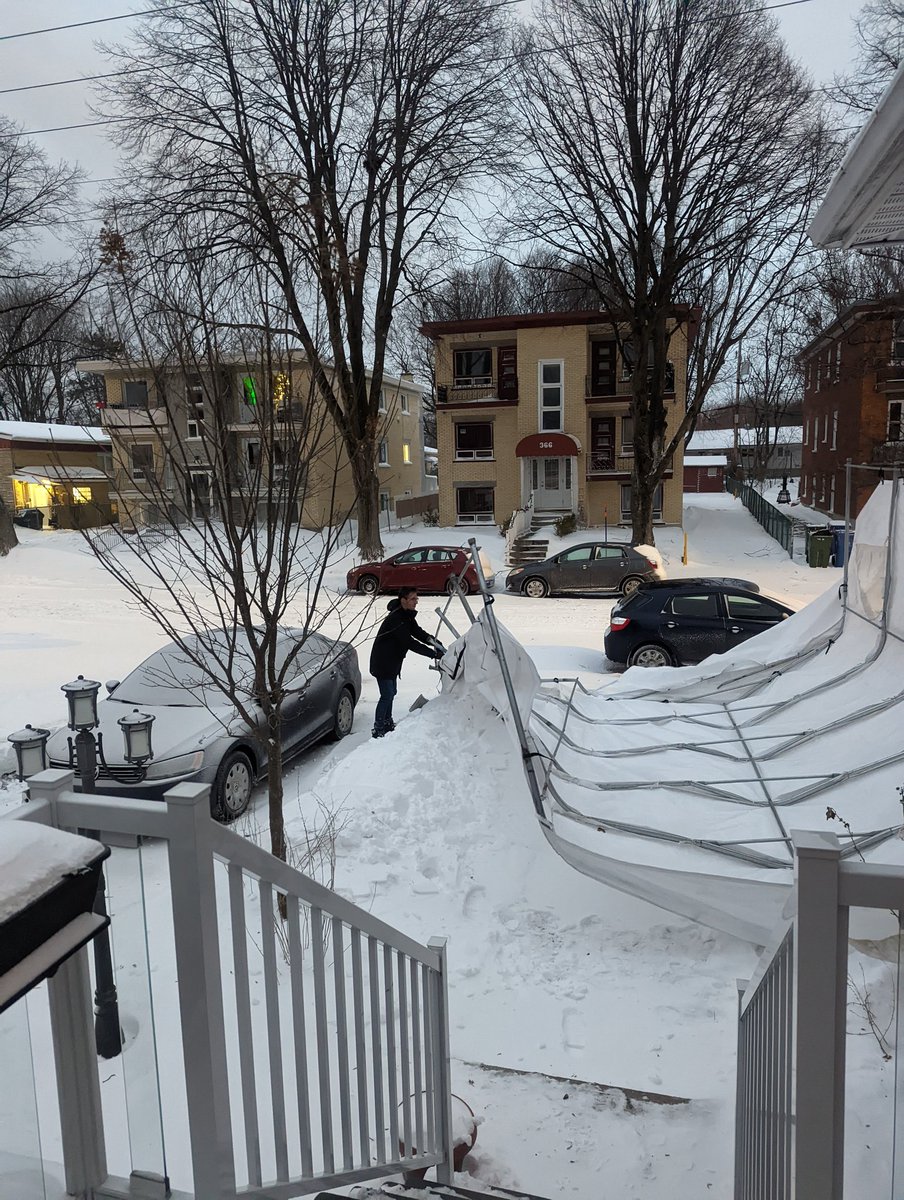 Pis vous, votre début de vacances?
#tempete #Quebec