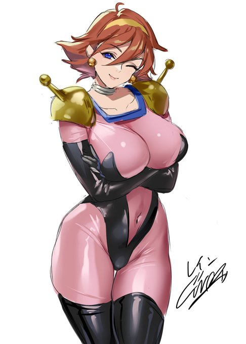 キャラ募集して頂いた中から落書きそのよん!
Gガンダム レイン・ミカムラ

Gガン好きなのに描いてないのはおかしいなって 