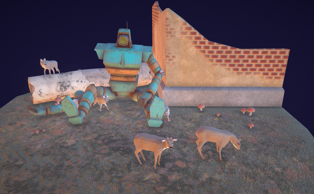 WakeTechGameDev's tweet image. Our students in 3D Modeling II (SGD 214) were busy last semester. Check out their work in these Sketchfab Dioramas!
skfb.ly/oATyQ 
skfb.ly/oBqND 
skfb.ly/oBv7Y