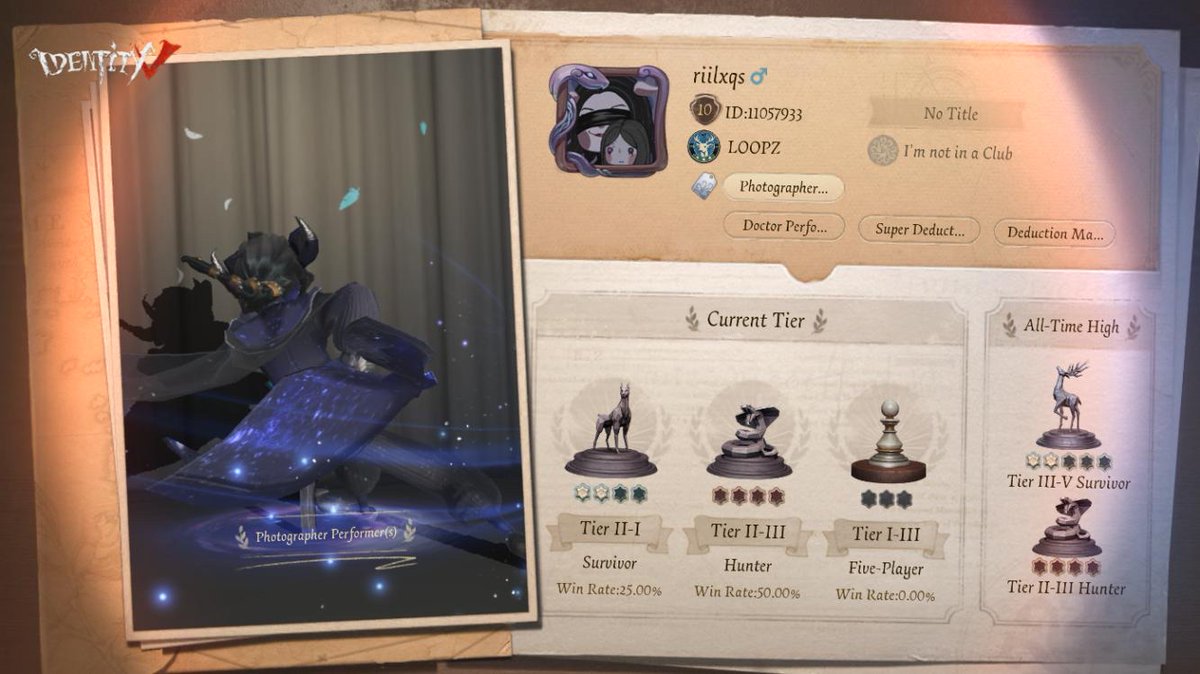 tubbbos's tweet photo. I'm playing Identity V. Fancy a game? https://t.co/i7ttTJaSGg