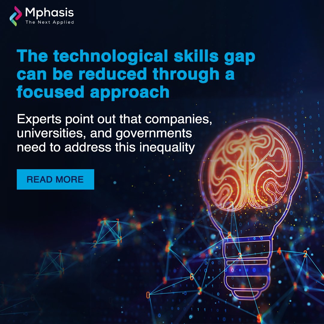 Mphasis's tweet image. The industry increasingly demands that any professional have #technologicalskills. But reality shows that there is still inequality in access to knowledge. This @BusinessInsider article addresses the gap and suggests simple tips to help overcome them. mphs.co/Elango_