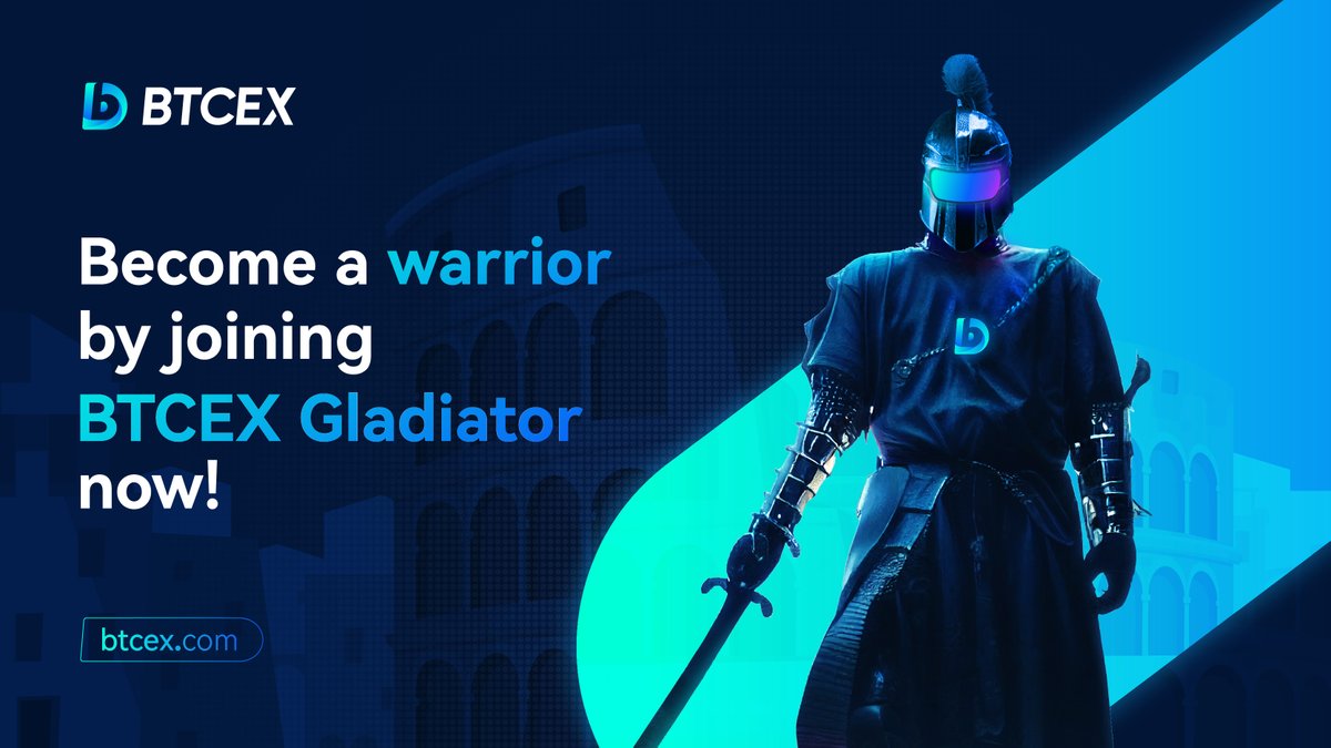 BTCEX_exchange's tweet photo. Do you have what it takes to be a Gladiator?โ๏ธ
We are searching for you ๐ช
Apply to be a BTCEX Gladiator now ๐ https://t.co/V6ueYL3tZ9
#BTCEXGladiator #BTCEXcommunity #BTCEX https://t.co/R3CwOyOdnb