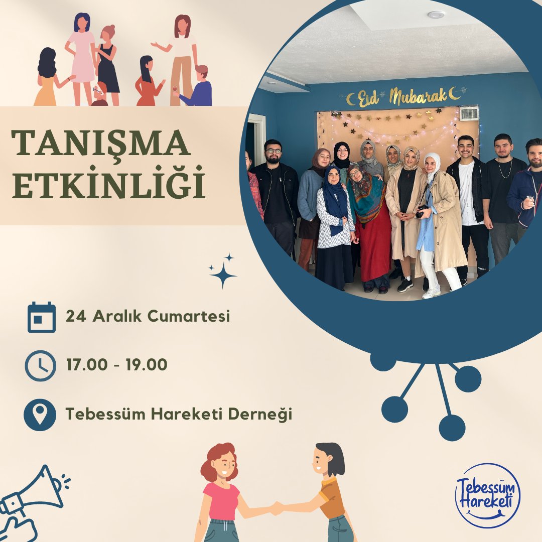 Bizi merak ediyorsan, güzel insanlarla tanışıp keyifli bir gün geçirmek istiyorsan hiç çekinme. Seni bekliyor olacağız. 😊 💫✨

Katılım Formu: forms.gle/i3T7Byn2S6DRVb…