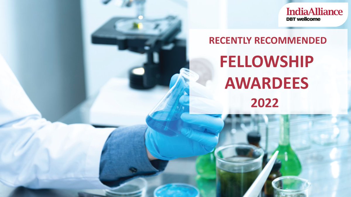India_Alliance's tweet photo. 📢#announcement
💐DBT/Wellcome Trust India Alliance is proud to announce its recently recommended Fellowship #Awardees for #Basic, #Senior and #Intermediate Fellowships 2022
To know more the recommended names- https://t.co/rFIdohZdgr https://t.co/eU8KNM666v