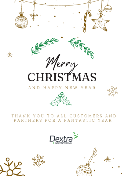 DextraNews's tweet photo. Dextra International team wishes you all Merry Christmas and a Happy New Year. We hope that all your wishes will be realized in the coming year.
Thanks to all our customers and colleagues for a fantastic year!
#MerryChristmas #HappyNewYear #dextrainternational https://t.co/xctoKMhAhl