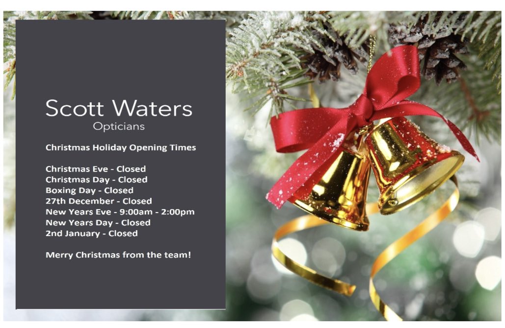 OpticiansScott's tweet image. To all of our amazing customers and friends thank you for all of your support over the last year! A very Merry Christmas 🎄 🎄🎄

#thebestcustomers #thankyou #merrychristmas