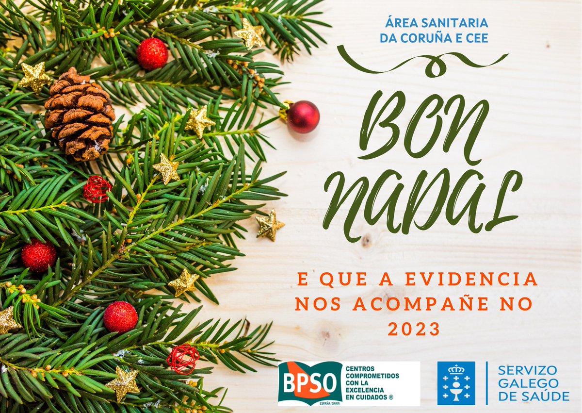 Felices Fiestas a todas y todos los que habéis participado y participáis en la mejora de los cuidados #excelenciacuidados, sin vosotras/os nada de esto sería posible. Y para quienes os lo estáis pensando, os esperamos con los brazos abiertos en el #2023BPSO.