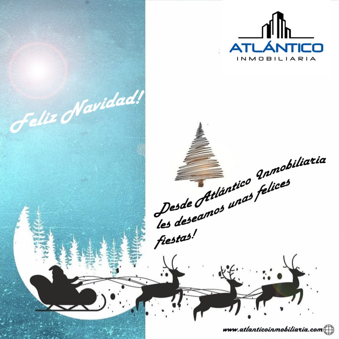 Desde Atlántico Inmobiliaria queremos desearles unas felices fiestas. 
#feliznavidad #felicesfiestas #bonadal