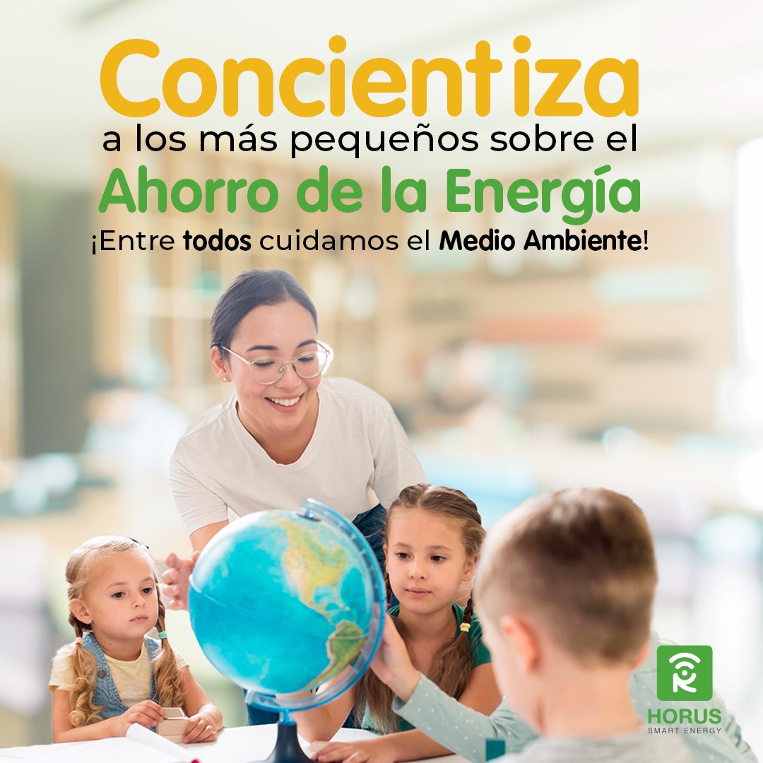 Hagamos parte del cambio a nuestros niños, enseñemos sobre el cuidado del #MedioAmbiente y el #AhorroDeEnergia 

#EficienciaEnergetica  #Sostenibilidad  #Colegios #Universidades #SectorEducativo
