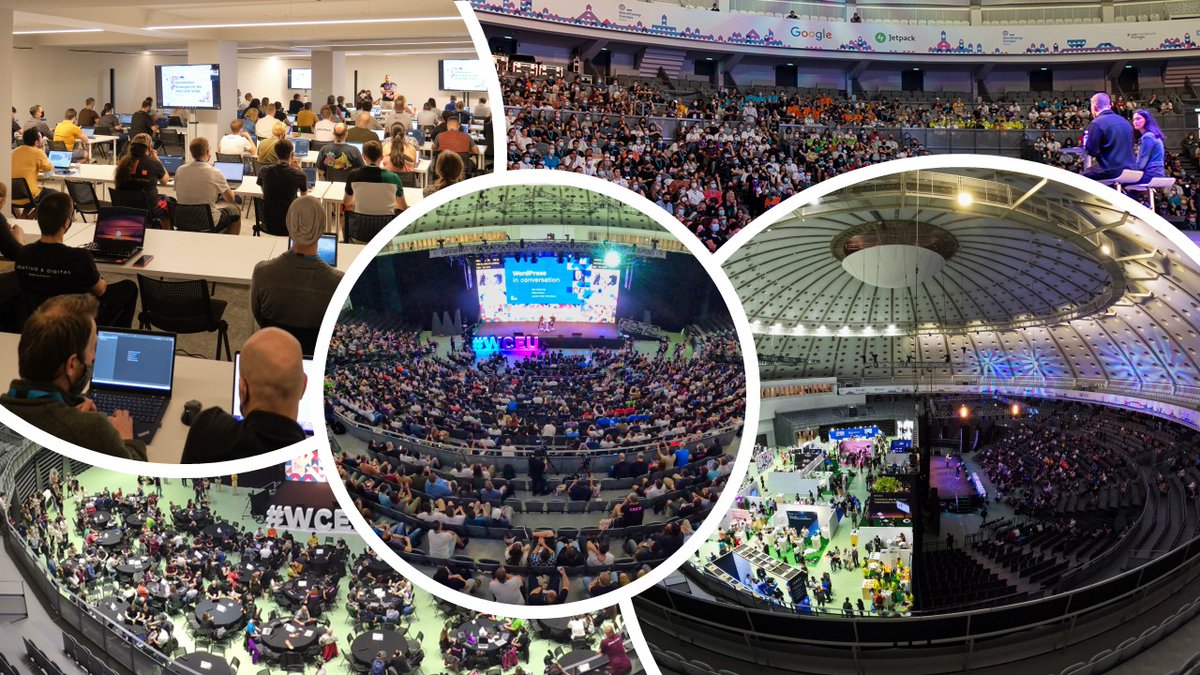 SBAPorto's tweet photo. Recordando 2022 no setor dos eventos corporativos, a Super Bock Arena acolheu no mês de junho o WordCamp Europe, que reuniu os maiores entusiastas do WordPress a nível mundial.
Super Bock Arena - Pavilhão Rosa Mota a solução para os eventos corporativos de grande dimensão! https://t.co/alsMwUe45o