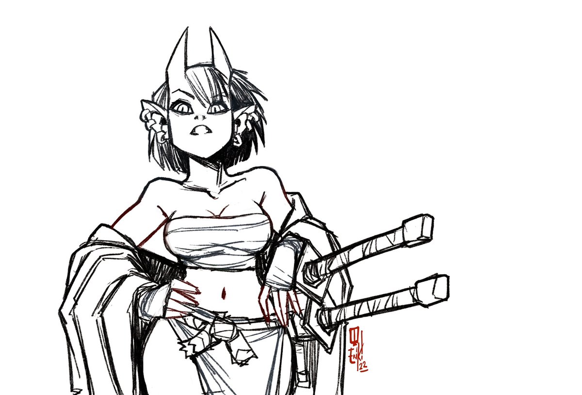 yokai_beach's tweet photo. Oni oc work in progress. I need name for her. 

#art #OC #originalcharacter #WinterStorm #characterart #conceptartist #ArtistOnTwitter https://t.co/qIz6gHTXeZ