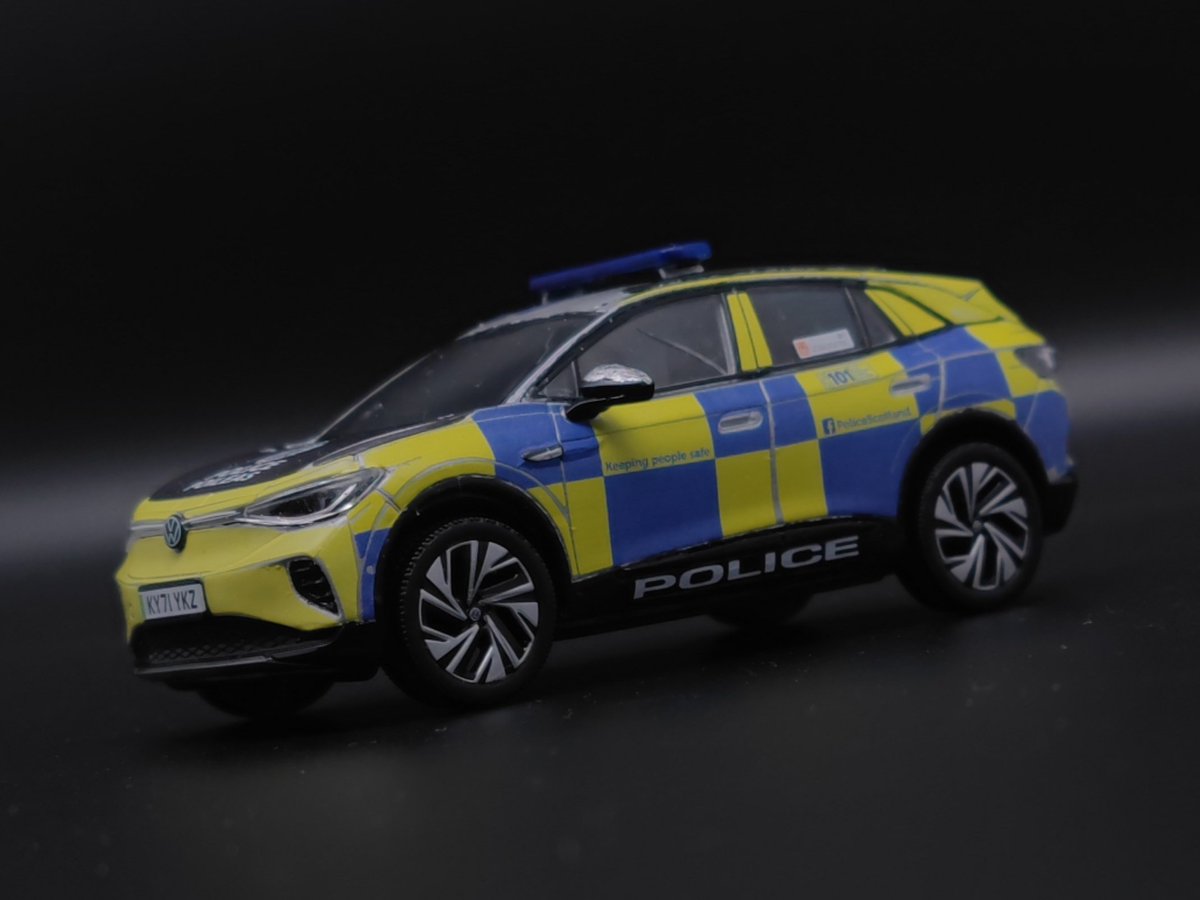 blue_code3's tweet image. 1/43 Police Scotland VW ID.4