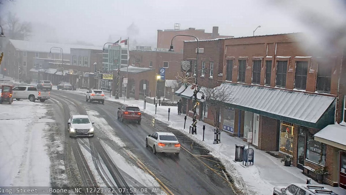 Watauga Online on Twitter "Downtown Boone, App State campus and Banner Elk at 758am. https