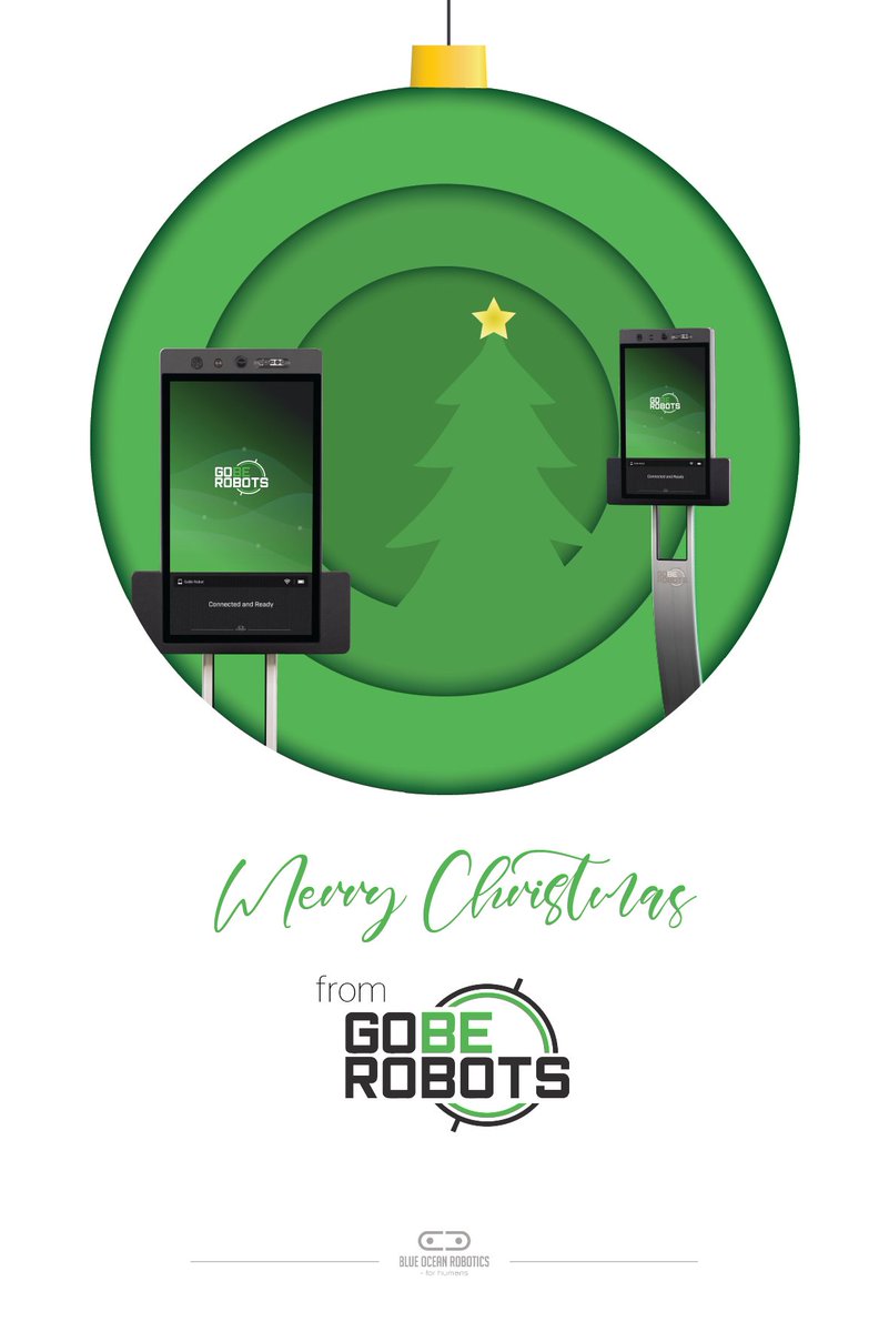 GobeRobots's tweet image. As the holidays approaches, we want to thank you for your support of GoBe Robots throughout the year.
We are excited to create more connections in 2023, as we wish you a happy holiday season 🎄