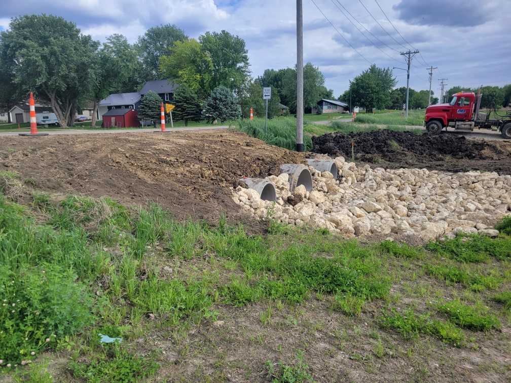 beckexcavating's tweet photo. It's always exciting to build new recreational new trails in the area. This one was in Sanborn! #construction #trails #constructionseason #concrete #sanbornrectrail #grateful #thankful https://t.co/lk4sf3r7KK