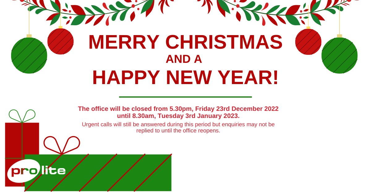 We would like to thank all our customers for their business and support this year and wish you all a very Merry Christmas and a Happy New Year