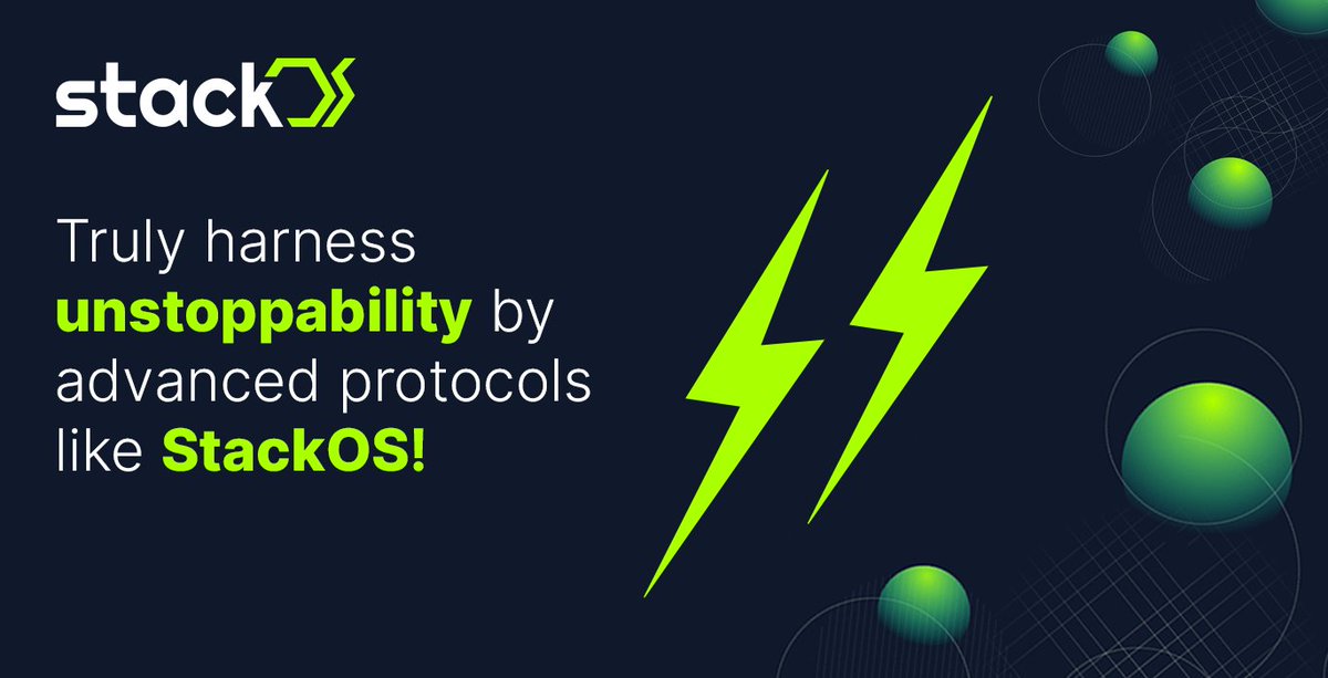 StackAI⚡️ (@stackai_xyz) on Twitter photo Save your #dApps from built-in default limits on critical resources by centralized cloud providers.
Deploy your app on #StackOS #DeCloud and be unstoppable:
app.stackos.io 🚀
#Web3 #BSC $AVAX $MATIC $STACK <a href="/DeCloudOrg/">DeCloud Labs</a> Save your #dApps from built-in default limits on critical resources by centralized cloud providers.
Deploy your app on #StackOS #DeCloud and be unstoppable:
app.stackos.io 🚀
#Web3 #BSC $AVAX $MATIC $STACK <a href="/DeCloudOrg/">DeCloud Labs</a>
