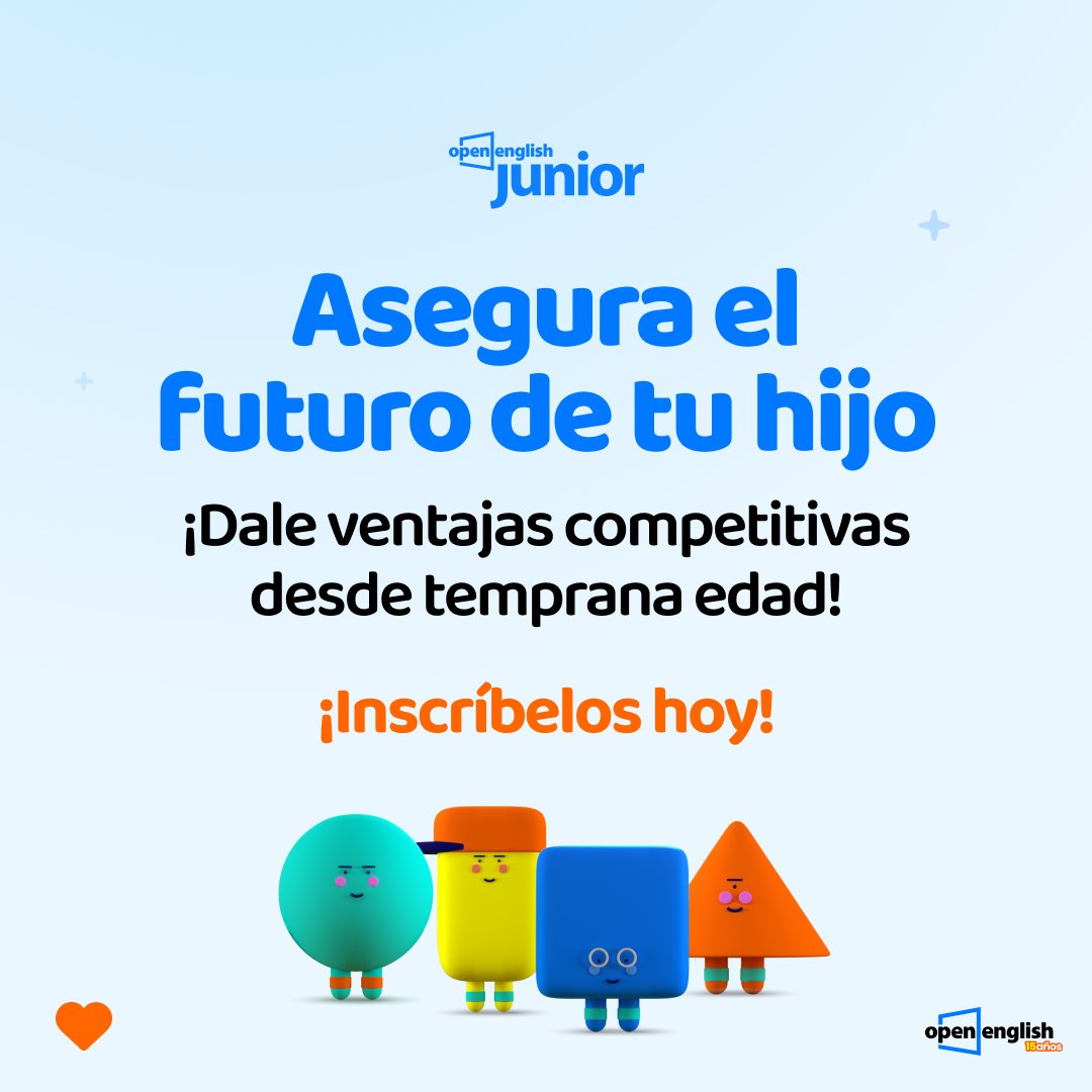 openenglish on X: Hemos diseñado el mejor curso de inglés para niños en  internet: ¡Open English Junior! 🖍️💡📚 Dale la oportunidad de aprender  inglés desde la comodidad de casa con Open English