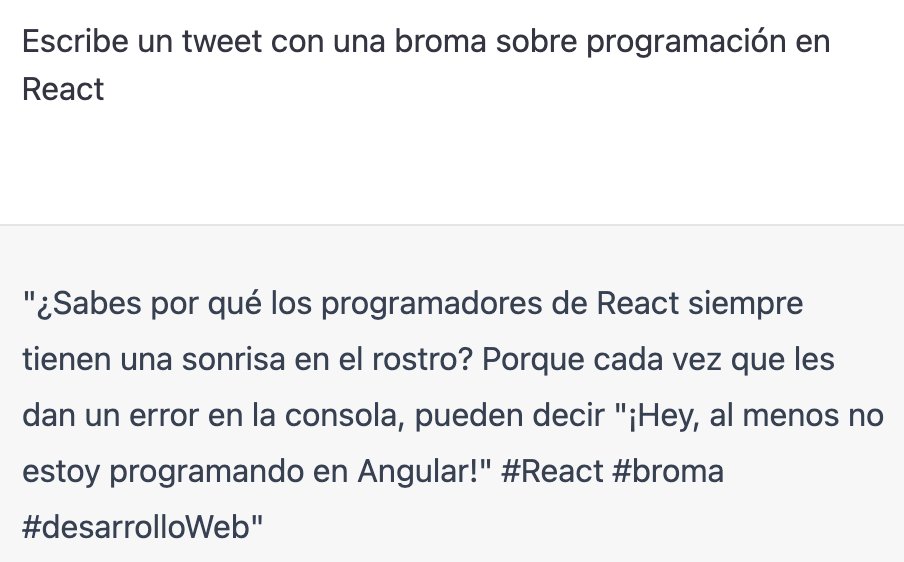 malditos_dev's tweet photo. Al menos los humoristas están a salvo de las IA 🤣 #ChatGPT https://t.co/lhyyVoOWEI
