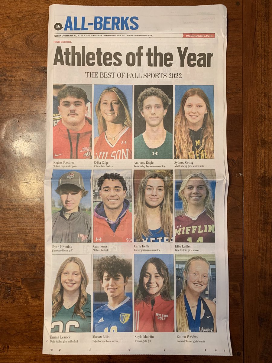 Check out the special All-Berks fall sports section in today’s ⁦<a href="/ReadingEagle/">The Reading Eagle</a>⁩ #berksgameday