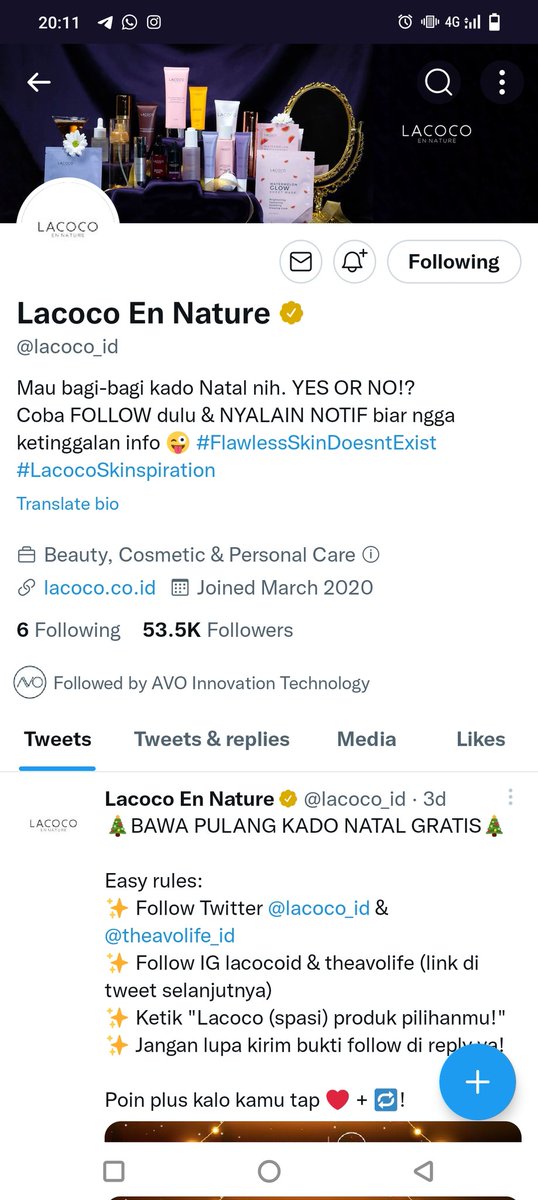 dewideprasetya's tweet photo. @lacoco_id @theavolife_id Minco.. Seumur-umur aku belom pernah pake lacoco produk lho..Manusia terakhir yg kurdet sm produk lacoco emang.. Mana muka pas lagi kusem + byk bekas jerawat lagi. Belom mata panda 🐼. Ya mbok DSE + eye serumnya bs jd kado natal aku. Taun baru,muka baru @lacoco_id @theavolife_id https://t.co/qm8lQVRh4y