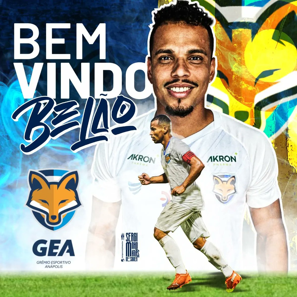 Feliz e motivado para os desafios de 2023, Fechado com o Grêmio Anápolis. <a href="/GremioAnapolis/">Grêmio Anapolis-GEA</a> Deus é justo e FIÉL