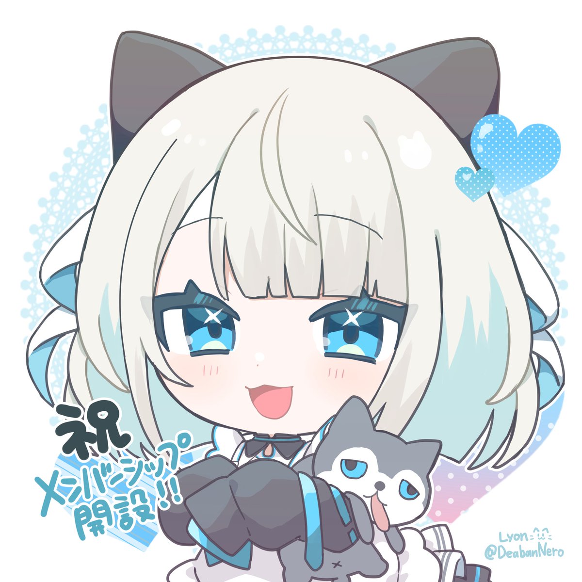 「なぜかGIFの方は少し青みがかっているナゼ… 」|Lyon@お仕事募集中のイラスト