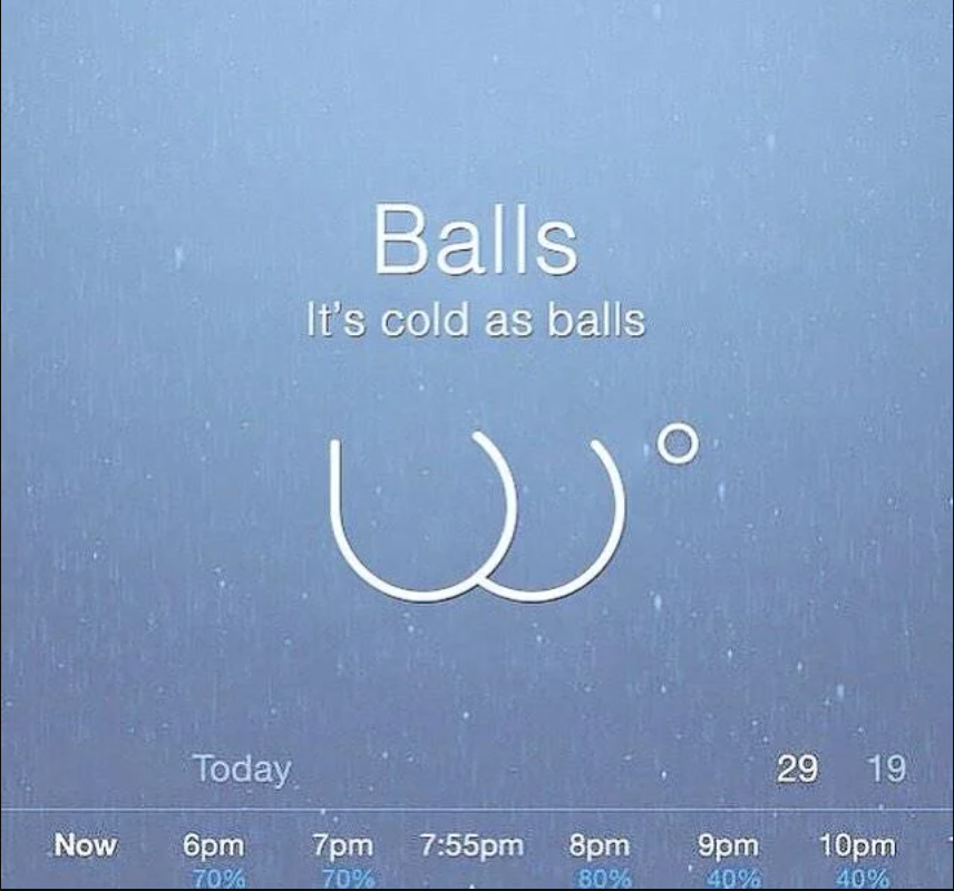MensHumor's tweet image. Weather in the USA today. 🇺🇸