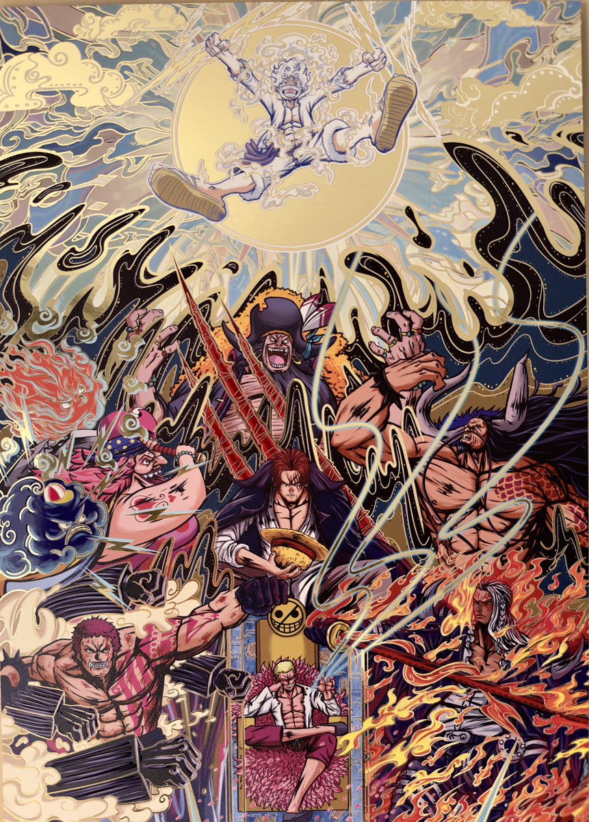 locelsotapia's tweet photo. Una obra de arte de la mano de @McnallyDraw, simplemente hermoso 🤩 #onepiece #art #ONEPIECE1070 #ONEPIECEFILMRED #anime #animetwt #AnimeArt #AnimeWorld #animefanart #monkeydluffy #newworld #mangatwt #manga #jumpfest https://t.co/CzgKD4ff5a