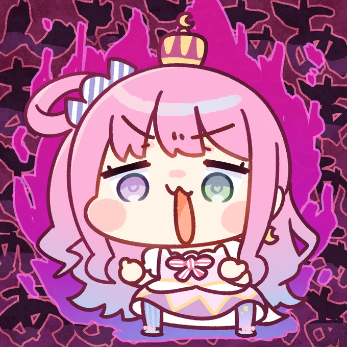 んなぁああああ姫森ルーナなのらぁあああ!!(LINEスタンプ風)#ルーナート 