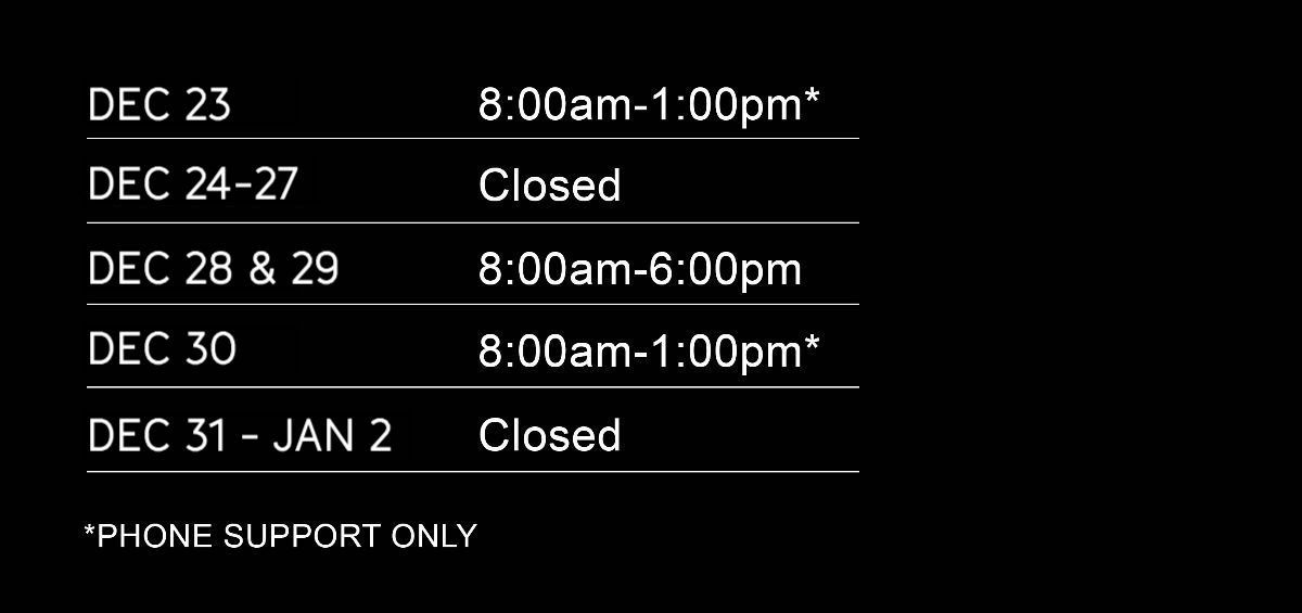 easyTechCare's tweet image. ❄❄ #HappyHolidays from EASYTECHCARE ❄❄

Just a reminder of our Holiday Schedule. Hope everyone has a happy and festive Holiday Season and an amazing 2023!