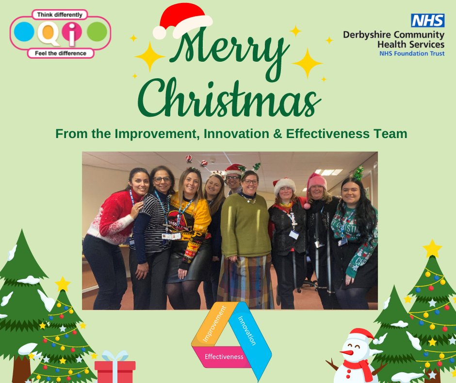 As we wind down for Christmas, we just wanted to say a massive thank you to all the teams we have worked alongside this year. <a href="/DCHStrust/">Derbyshire Community Health Services NHS FT</a> have done so many amazing QI projects this year and we are proud to support you all. Here's to even more next year🤩❤
#QITwitter