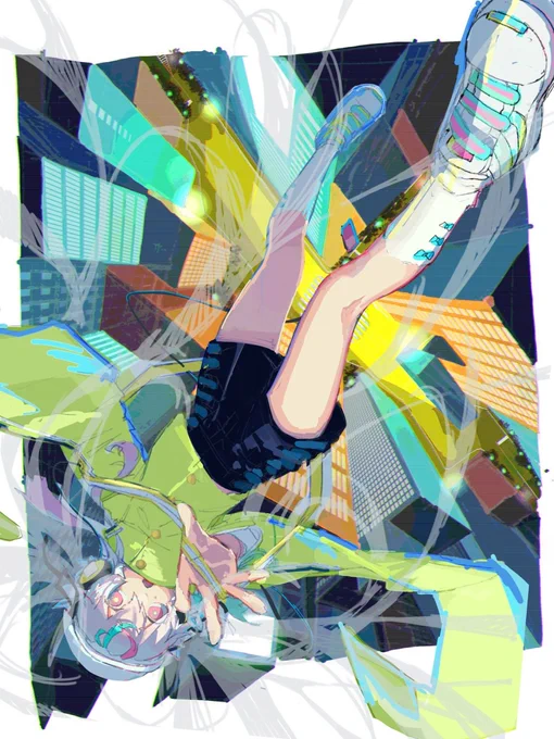 描き込み過程 
