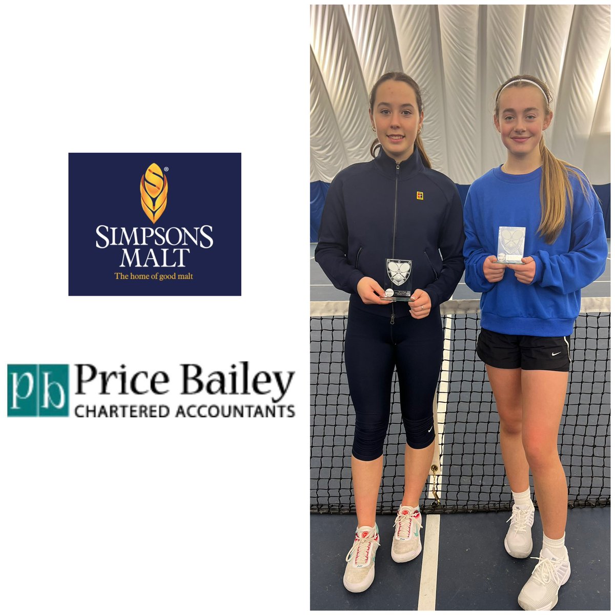Tennis_Edge's tweet photo. Our Open ladies singles event is complete.
Well done to our finalists:
Winner - Anya πππ»ππ»
R-Up - Erin ππ»ππ»
#PlayerFocussedEvents #tennisedgechristmasevent
@SimpsonsMalt @Price_Bailey https://t.co/zeG47mOS19