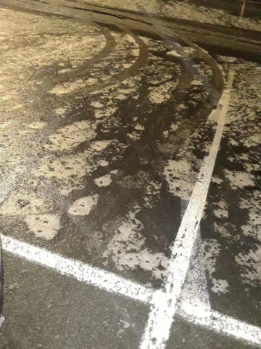 Please Seattle, do not go out! The roads and sidewalks are covered in sheets of ice! I've never seen it this bad before!