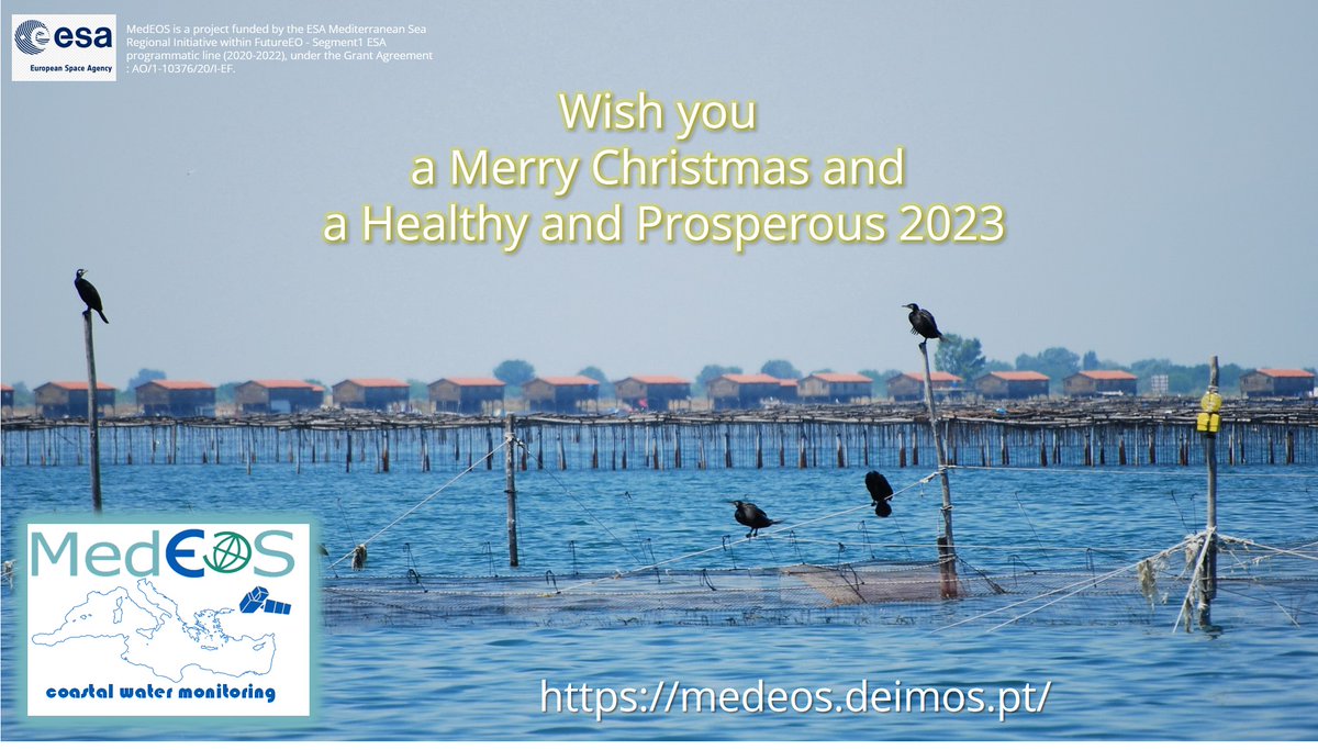 MEDEOS1's tweet photo. 🎉MedEOS wishes you, a Merry Christmas and a Healthy and Prosperous 2023!

👉Stay tuned! For more information please visit https://t.co/IxUZD1DW7c
#EarthObservation #earthobservation #coastalwatermonitoring #merrychristmas #HappyNewYear https://t.co/h0oRTlVW1R