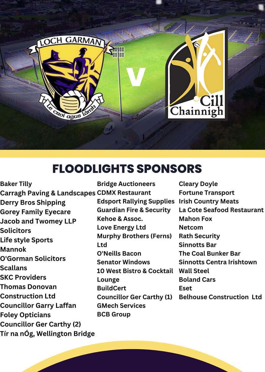 Only five places left for our floodlight sponsorship scheme. Sponsors receive 
✅ VIP tickets
✅ pre match hospitality 
✅ a unique drone image.