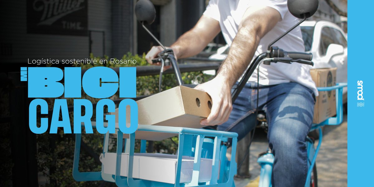 Rosario ya cuenta con un plan de movilidad para la logística sostenible.

Una solución al transporte para comerciantes y trabajadores independientes que cuenta con bicicletas con canastos adaptados para carga de mercancías o herramientas laborales.
¡El futuro es sostenible!
#Smod