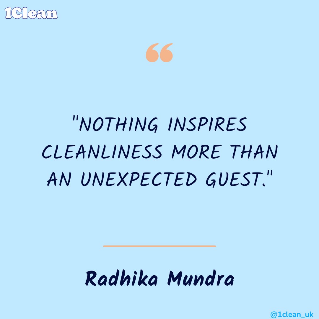 1clean_uk's tweet image. Quote of the day ✍
"Nothing inspires cleanliness more than an unexpected guest."

Do you agree? 😇

#1clean #cleanwith1clean #wecleanyouenjoy #clean #cleaning #home #Housekeeper