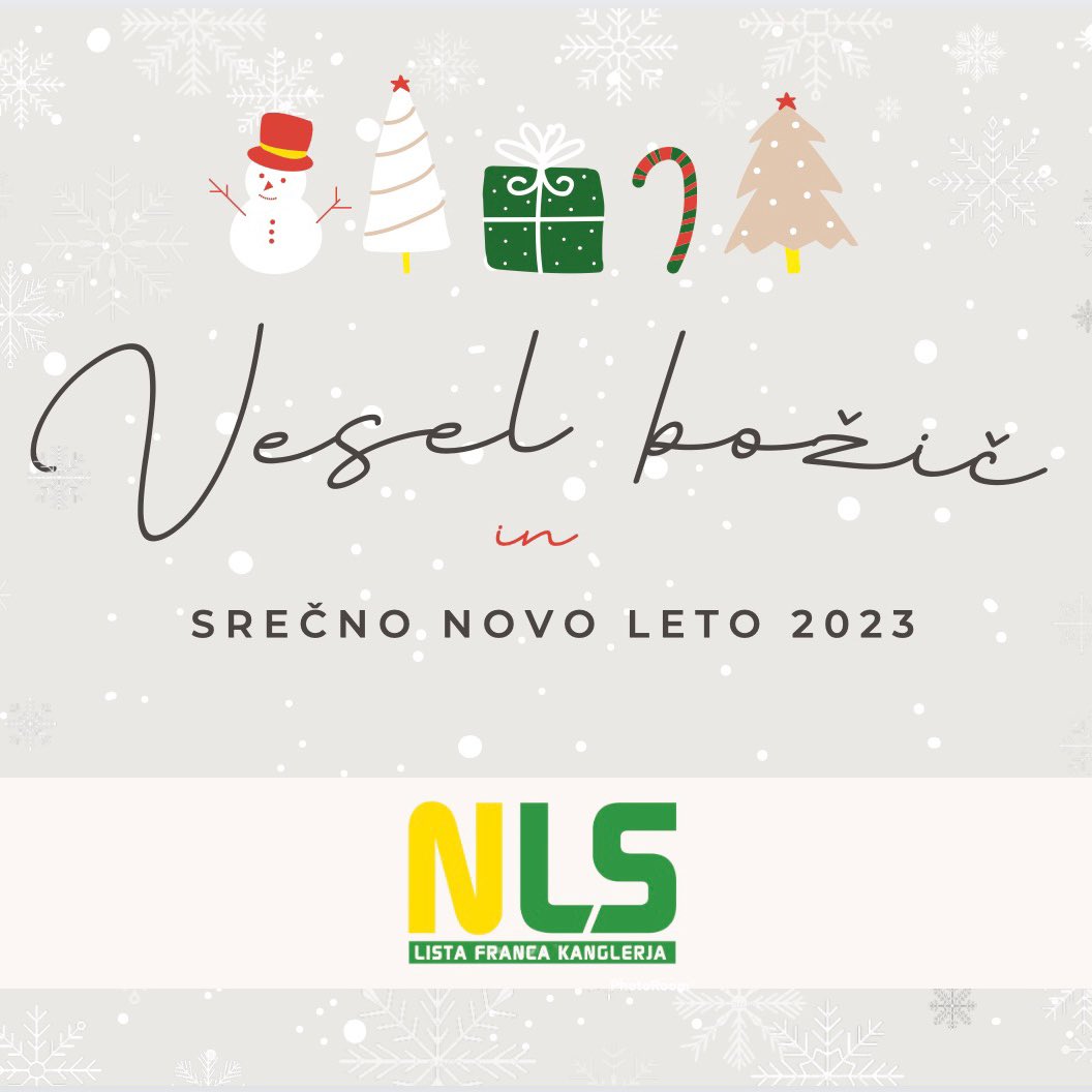 Želimo Vam blagoslovljen božič in vse dobro v novem letu.  Naj bodo prihajajoči praznični dnevi mirni, zdravi in nasmejani za vse. 🎁🥂🎄🇸🇮 <a href="/KanglerFranc/">Franc Kangler</a>