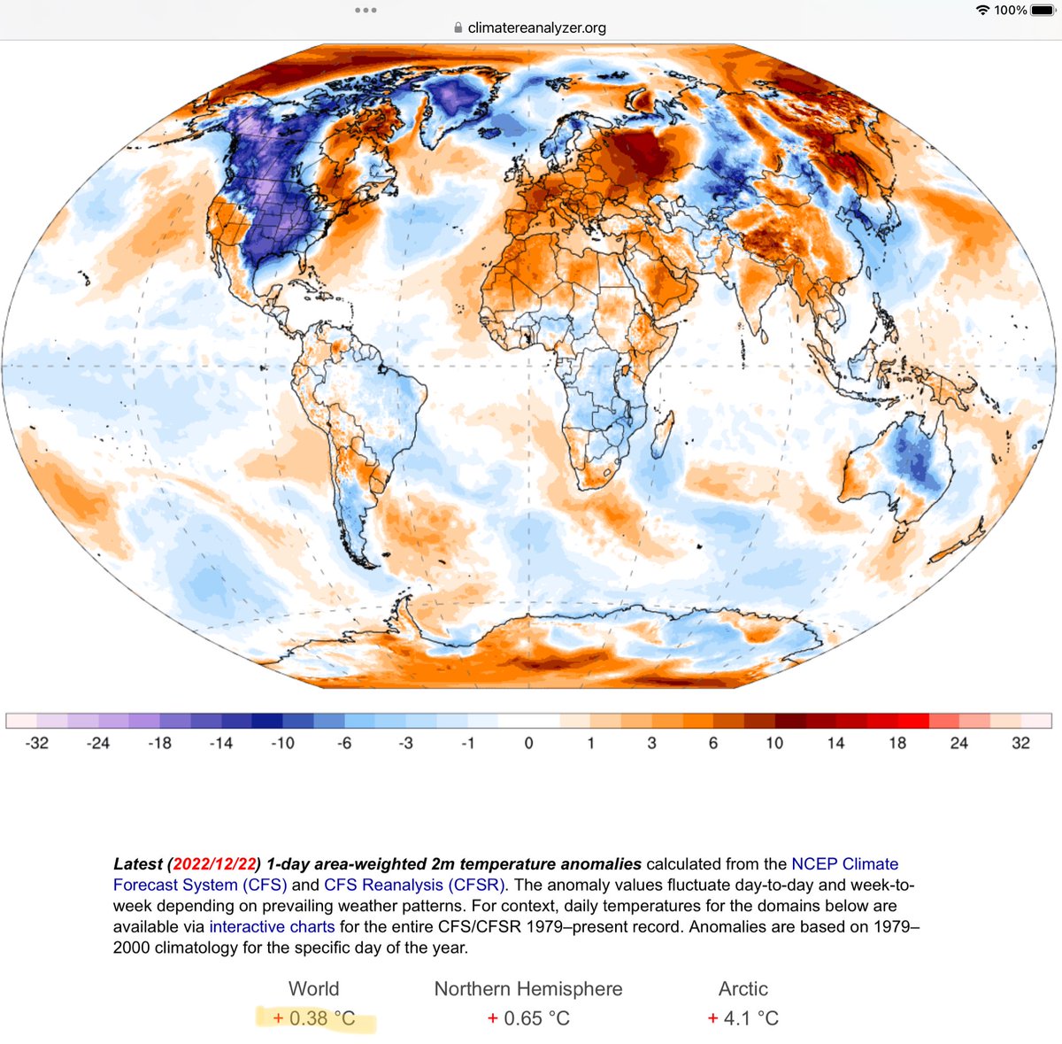 ammocrypta's tweet photo. @TonyClimate Liar. Anomaly for today is positive, as it has been for just about every day this year. https://t.co/mGbKsBQLbq