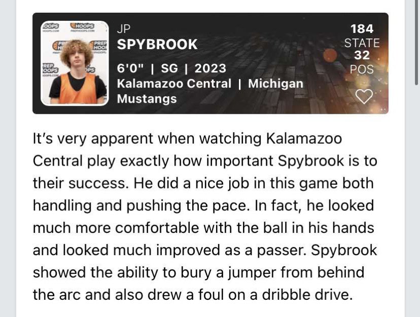 JP_Spybrook's tweet image. Thanks for the write up! @PrepHoopsMI @Strongbball