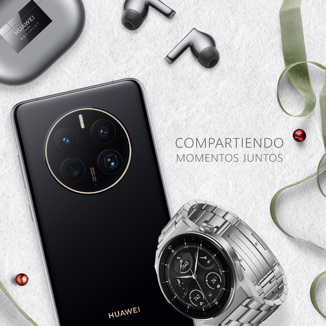 Estos días, tenemos tres deseos. ✨ Que no te pregunten por tu pareja. ✨ Que disfrutes de las comilonas. ... ✨ Y que te regalen mucha tecnología. De parte de HUAWEI, Feliz Navidad 🎄❤️.