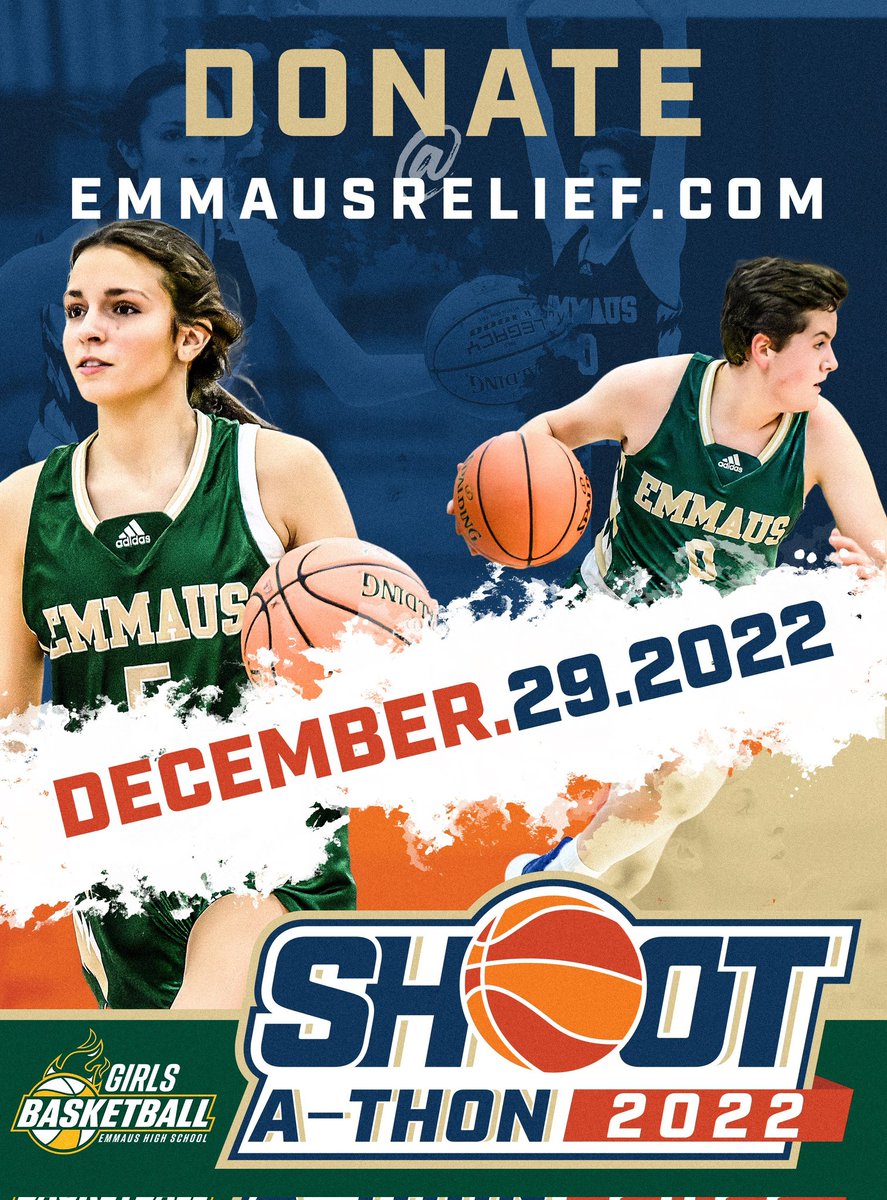 The girls basketball teams are having a Shoot-A-Thon to help one of their fellow students dealing with cancer. Let's support them by donating any amount to help with such an important cause. 100% of the proceeds at EmmausRelief.com will go to the family. <a href="/EHSGBB/">Emmaus High School Girls Basketball</a>