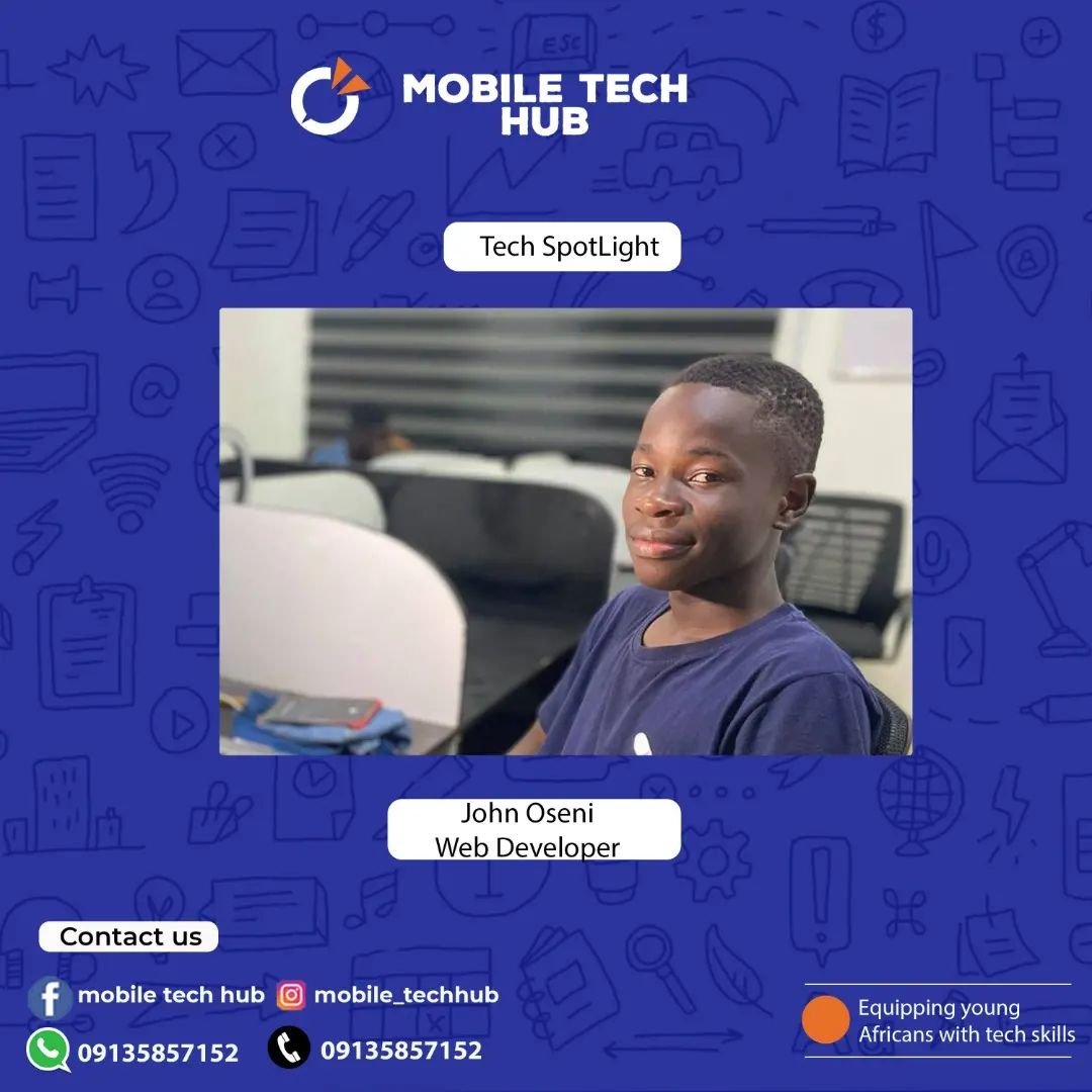 MTHAfrica's tweet image. John is a blockchain and full-stack developer who is dedicated to causing change through technology. He recently became the first Nigerian to be listed on Global Child Prodigy&apos;s top 100 prodigies.

John is a firm believer in African tech changing the world
#mobiletechhub #Tech