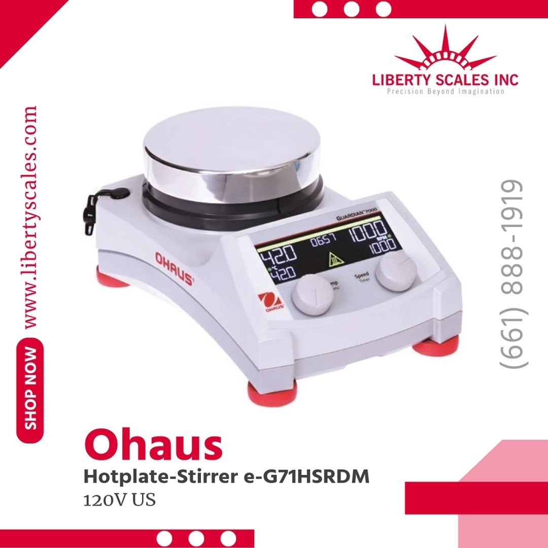 ScalesLiberty's tweet photo. ๐ Ohaus, Hotplate-Stirrer e-G71HSRDM 120V US
SHOP NOW ๐๐๐ https://t.co/K38hoVqhBs
#LibertyScales #OhausScales #Ohaus #Cannabis #LaboratoryBalances #Hotplates #Stirrers #Instruments #Equipments #SmartPresence #SmartHeat #SmartHousing #HotPlateStirrer https://t.co/8wyj7Do1Pr